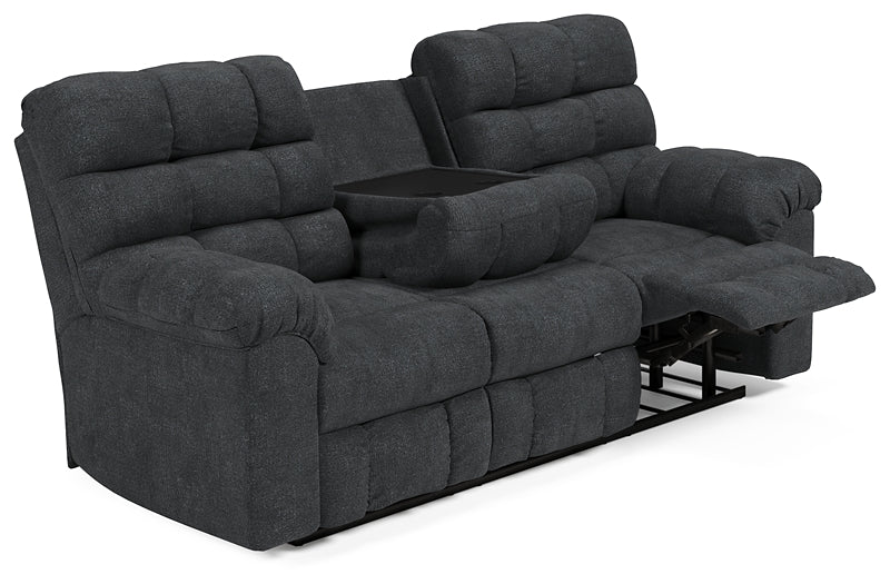 Wilhurst REC Sofa w/Drop Down Table