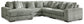 Lindyn 5-Piece Sectional with Chaise