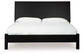 Danziar Queen Panel Bed with Mirrored Dresser and 2 Nightstands