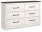 Gerridan Queen Panel Bed with Dresser and 2 Nightstands