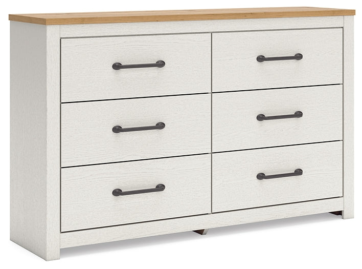 Linnocreek Full Panel Bed with Dresser