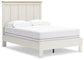 Linnocreek Full Panel Bed with 2 Nightstands