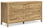 Bermacy Queen Panel Headboard with Dresser, Chest and Nightstand