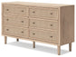 Cielden King Panel Bed with Dresser and 2 Nightstands