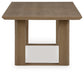 Serene Bay RECT Dining Table w/UMB OPT