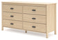 Cabinella Full Platform Panel Bed with Dresser and 2 Nightstands