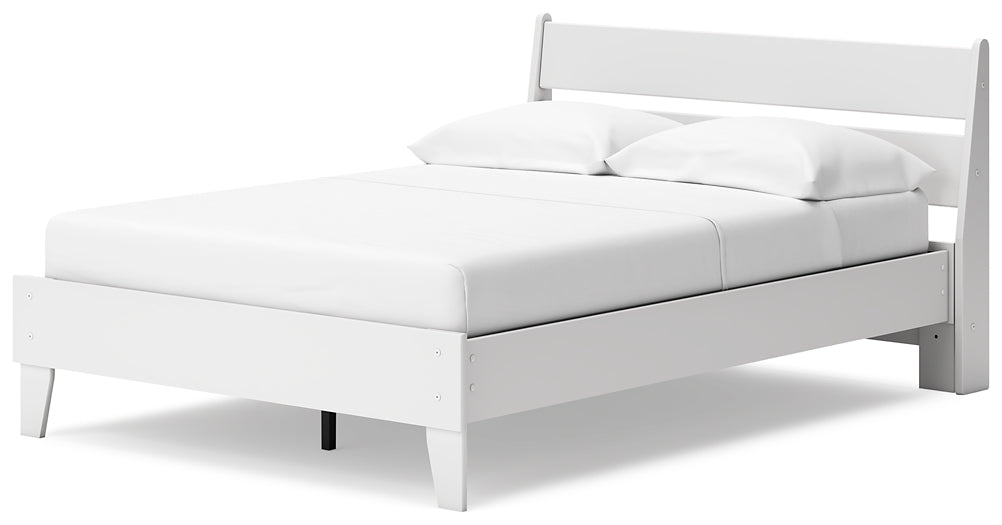 Socalle Full Panel Platform Bed with Dresser and Nightstand