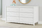 Hallityn Twin Panel Headboard with Dresser and 2 Nightstands