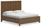 Cabalynn California King Panel Storage Bed with Dresser and 2 Nightstands