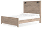 Senniberg Queen Panel Bed with 2 Nightstands