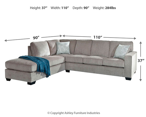 Altari 2-Piece Sleeper Sectional with Chaise