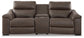 Salvatore 3-Piece Power Reclining Sectional Loveseat with Console