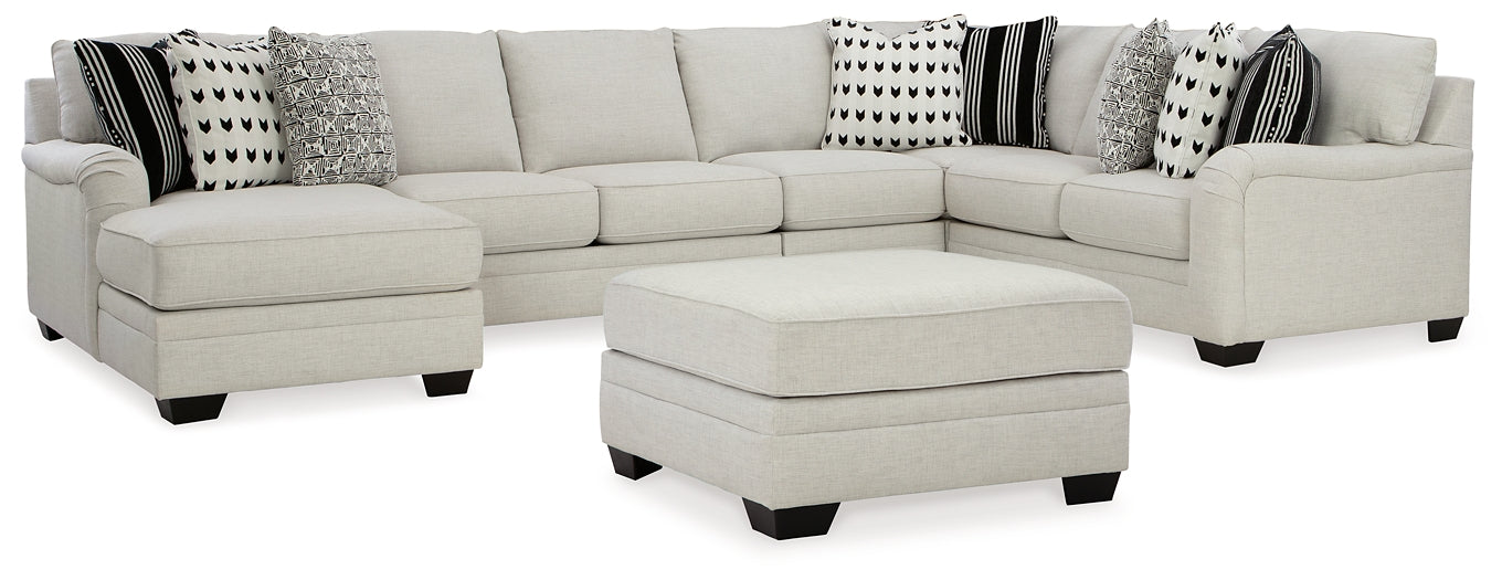 Huntsworth 5-Piece Sectional with Ottoman