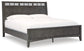 Montillan Queen Panel Bed with Mirrored Dresser, Chest and Nightstand