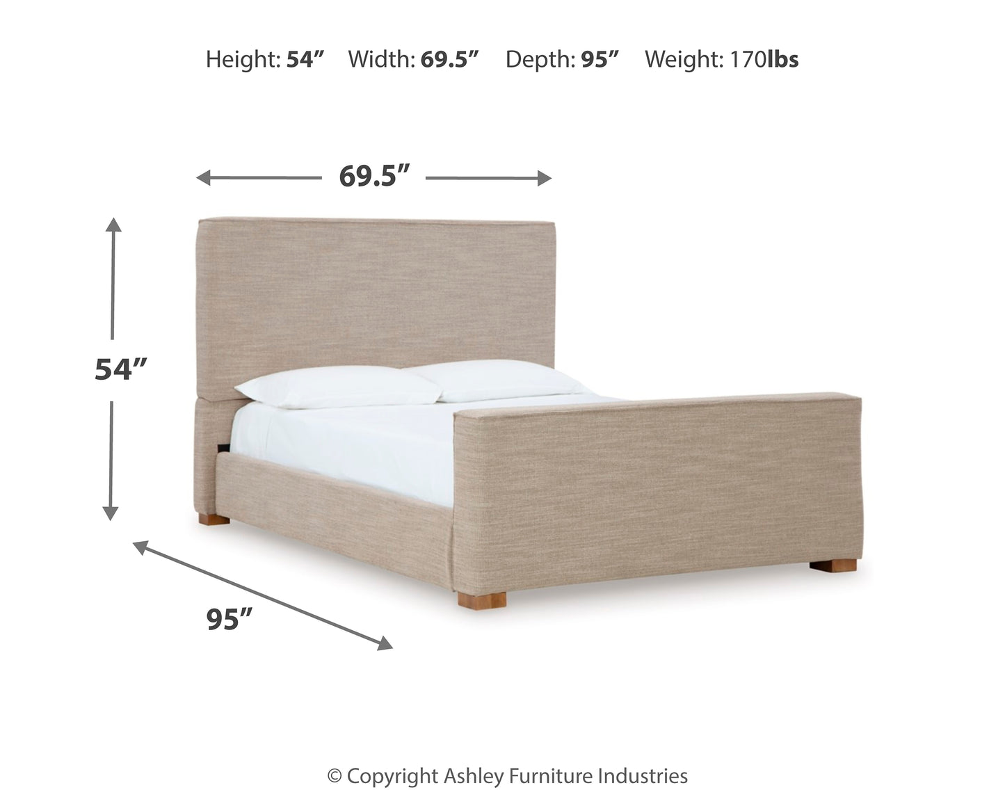 Dakmore  Upholstered Bed